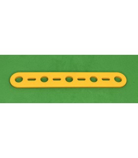 Mj flat strip 5 holes yellow/orange