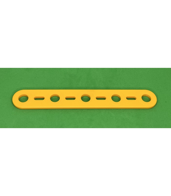 Mj flat strip 5 holes yellow/orange