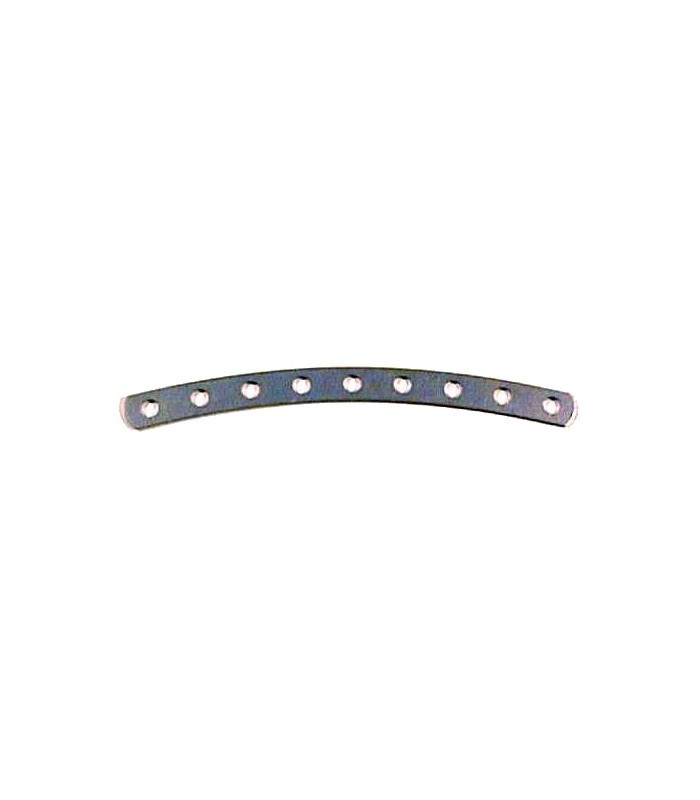 Bande incurvee etroite 9 trous rayon 8" gris Bande incurvee etroite 9 trous rayon 8" gris