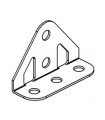 Embase triangulee coudee bleu