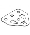 Flat Trunnion shinny black