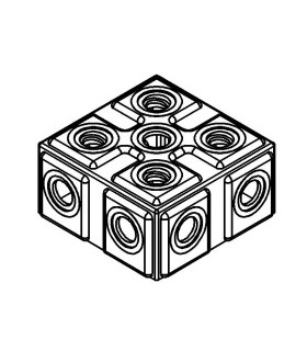 Mj square block 2x2 dark blue