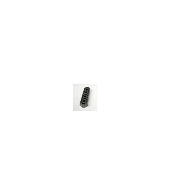 Bande epaisse 9 trous gris alu Bande epaisse 9 trous gris alu