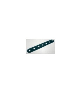 Bande 7 tr flexible bleu metal