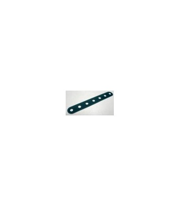Bande 7 tr flexible bleu metal