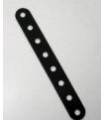 Bande 8 trous flexible noire