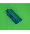 Mj volume quart de rond 2x1 bleu transparent