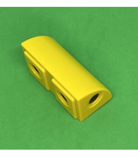 Mj double quarter block 2x1 yellow