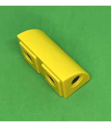 Mj double quarter block 2x1 yellow