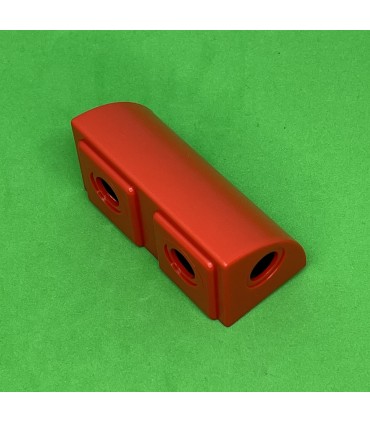 Mj double quarter block 2x1 red