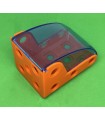 Mj pare-brise bleu transparent +cabine orange