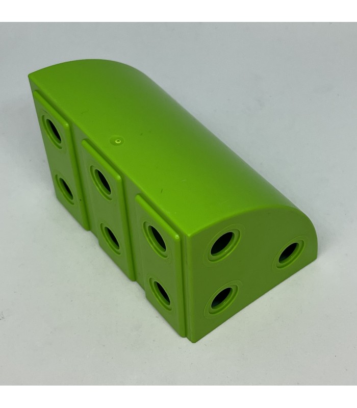 Mj large curved block 6x3 green Mj large curved block 6x3 green