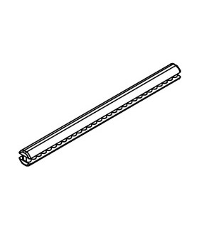 Mj axle rod 160mm aluminum gray