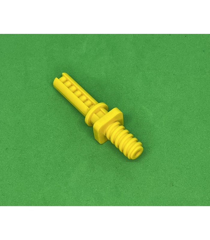Mj axe de roue fileté jaune Mj axe de roue fileté jaune