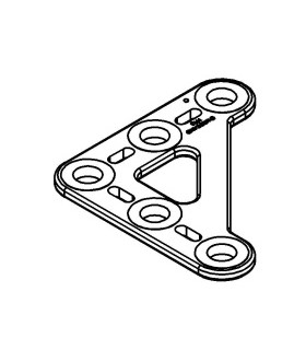 Mj corner brace 3x3 red