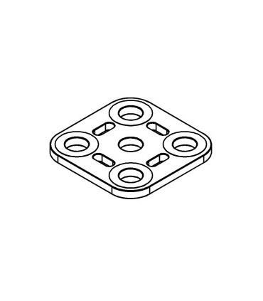 Mj plate 2x2 yellow