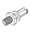 Mj short screwed clip axle aluminum grey