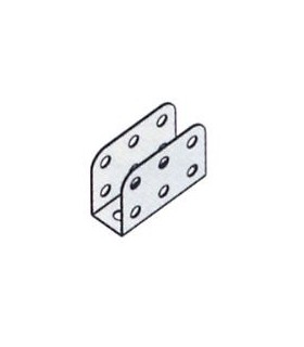 Support en u 38 x 25 x 13 mm zn