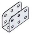 Support en u 38 x 25 x 13 mm zn