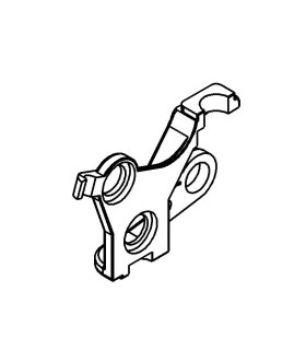 Mj right motorbike frame yellow