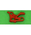 Mj 1/2 cadre gauche moto rouge