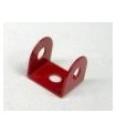 Support double 12 x 12 rouge