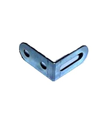Equerre 25 x 25 1 trous oblong zn