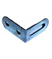 Equerre 25 x 25 1 trous oblong zn