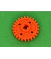 Mj roue dentée 25 dents orange fluo