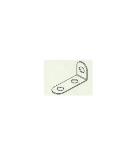 Equerre etroite 26 x 12 mm 3 trous zn