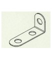 Equerre etroite 26 x 12 mm 3 trous zn