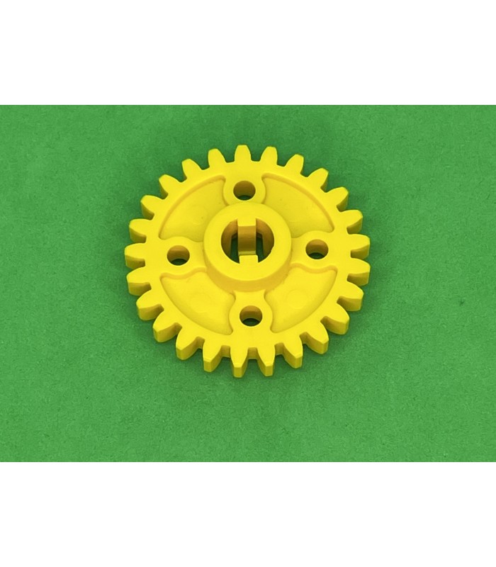 Mj roue dentée 25 dents jaune Mj roue dentée 25 dents jaune