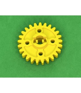 Mj roue dentée 25 dents jaune