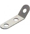 Equerre etroite 3 trous 135° zn