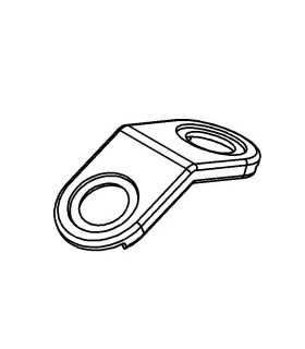 Mj narrow angle bracket 1x1 135° red