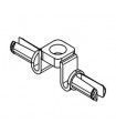Mj screw shalt ø 9,9mm aluminum gray