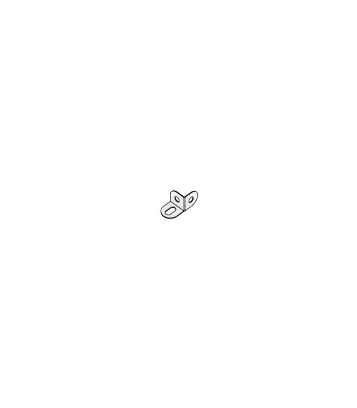 Equerre d'angle 12 mm (gauche) zn Equerre d'angle 12 mm (gauche) zn