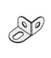 Equerre d'angle 12 mm (gauche) zn