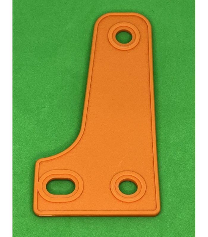 Mj plaque souple en L orange citrouille