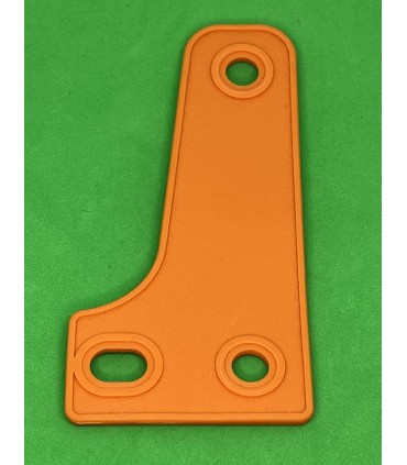 Mj plaque souple en L orange citrouille