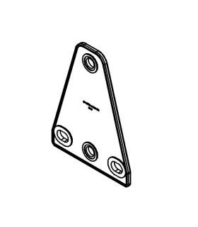 Mj plaque trapèze souple 3x1 transparent