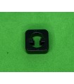 Mj notched square nut for picht 1,98mm black