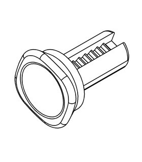 Mj notched screw lenght 17,9mm picht 1,98mm black