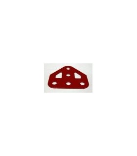 Embase triangulee plate rouge