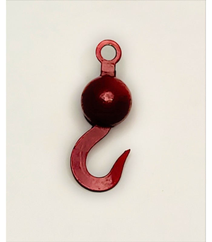 grand crochet lesté rouge (ancien modèle) grand crochet lesté rouge (ancien modèle)