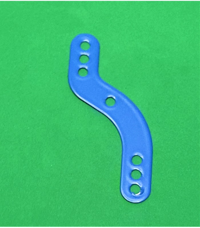 "S" Shaped Flexible Perforated Strip, 75 mm blue f1 (packf 10) "S" Shaped Flexible Perforated Strip, 75 mm blue f1 (packf 10)