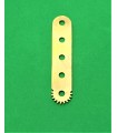 5-hole toothed brass strip