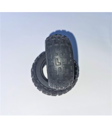 Pneu en caoutchouc ø58 mm pour roue C901 noir