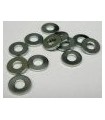 50 rondelles ø 10mm zinguee