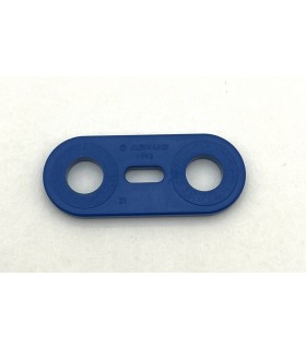 Mj flat strip 2 holes dark blue